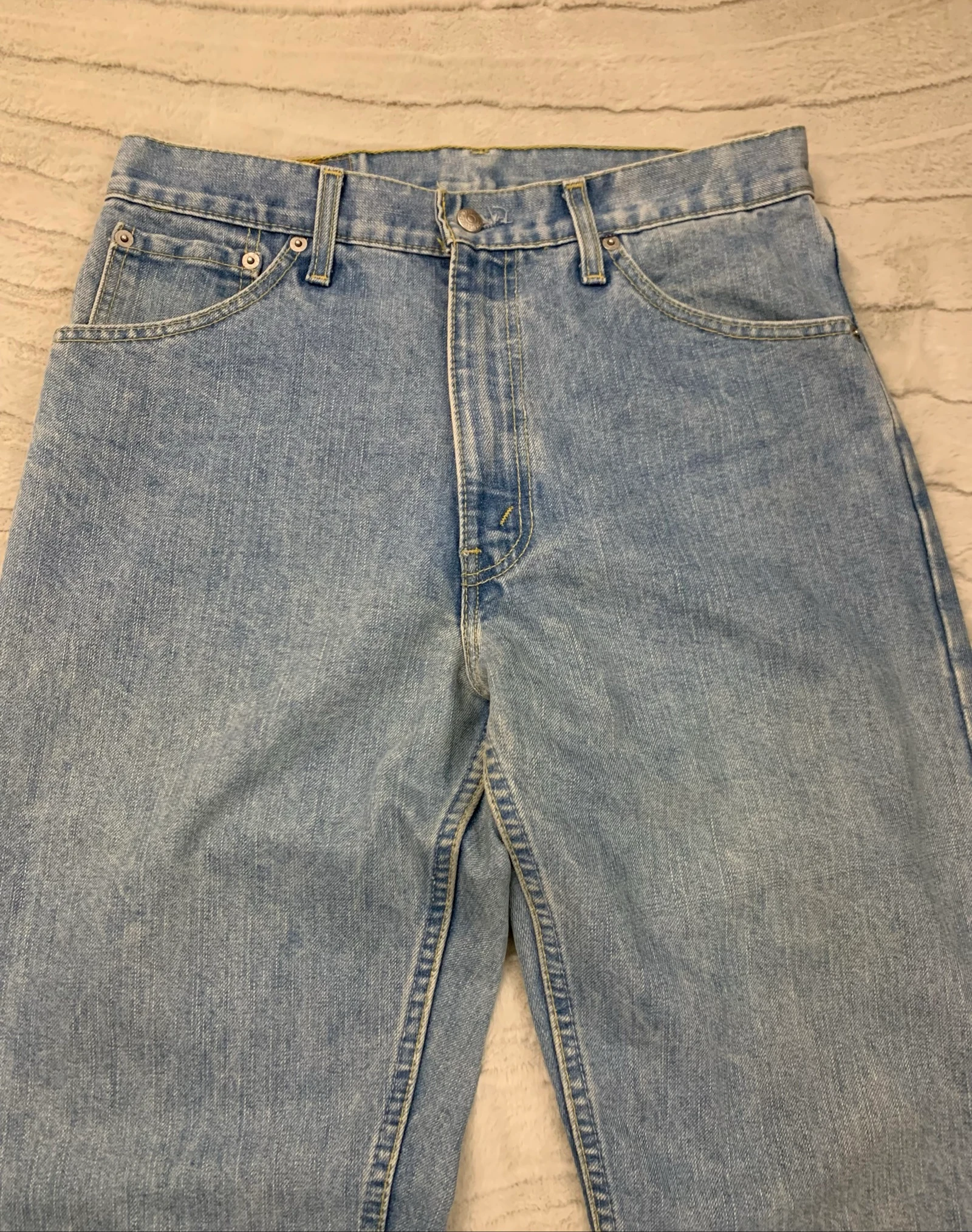 Levi’s Heren Lichtblauwe Rechte Been Jeans W32 L32 Denim Klassiek – photo 5